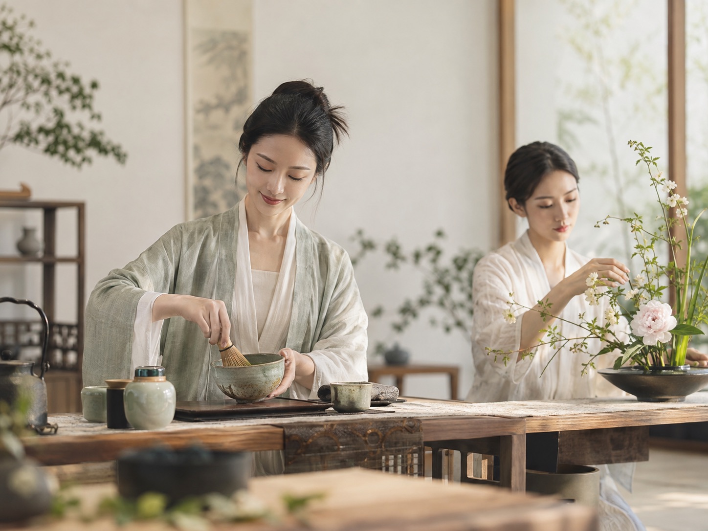 传统文化与生活美学工作坊 · AI生成场景示意