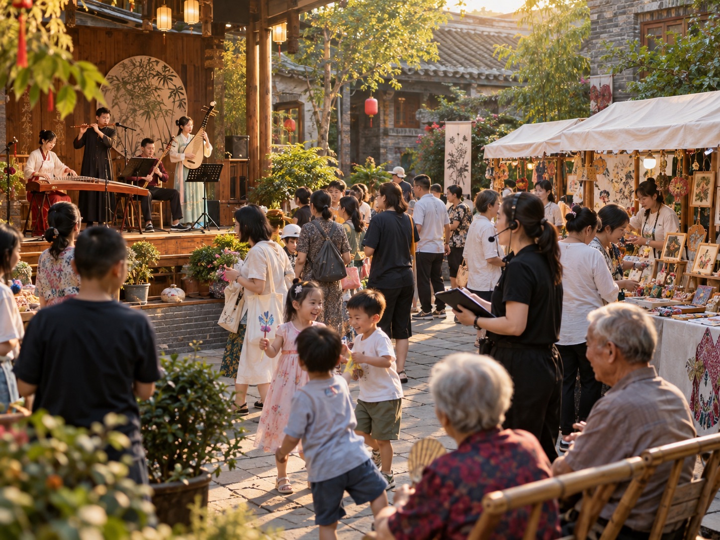 群众文化活动服务 · AI生成场景示意