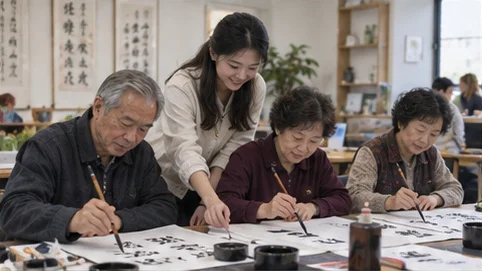 全龄教育服务体系 · 场景与服务示意