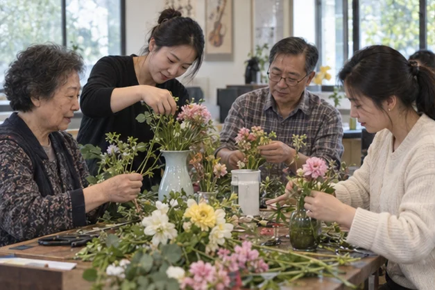 插花艺术 · 场景与服务示意