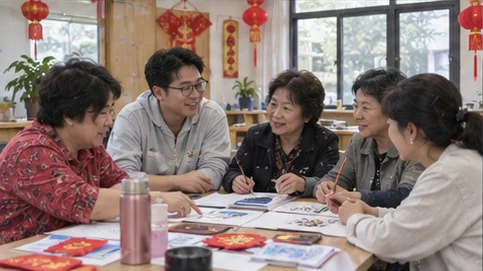 群众文化活动服务 · 场景与服务示意