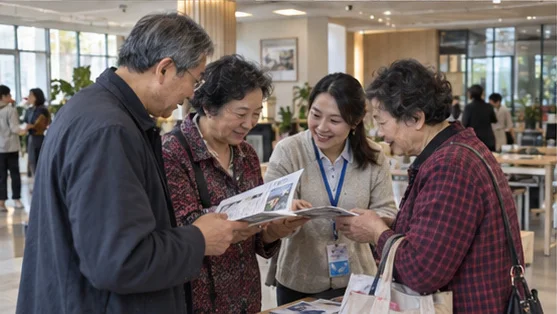 项目品牌与成果传播 · 场景与服务示意