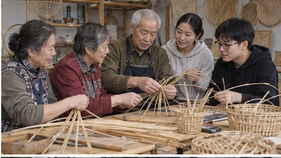 传承人＋体验课堂 · 场景与服务示意